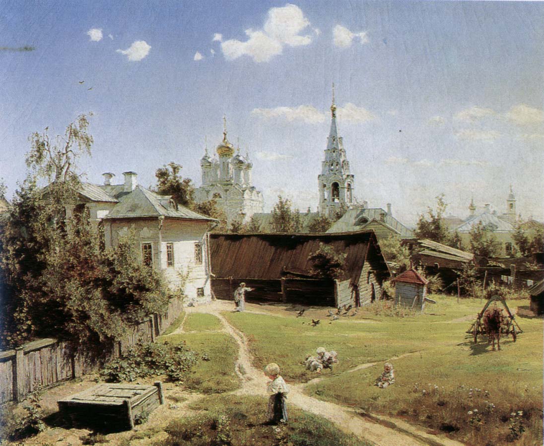 Moscow courtyard